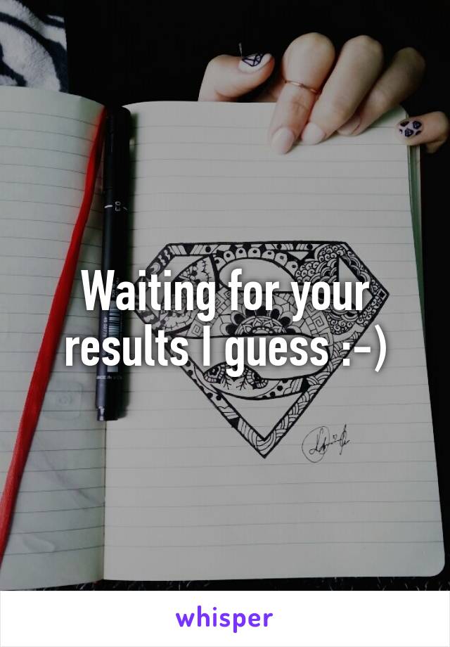 Waiting for your results I guess :-)