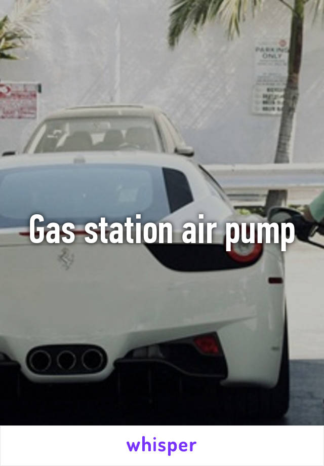 Gas station air pump