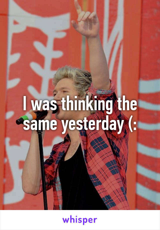 I was thinking the same yesterday (: