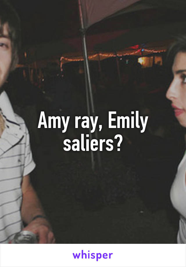 Amy ray, Emily saliers?