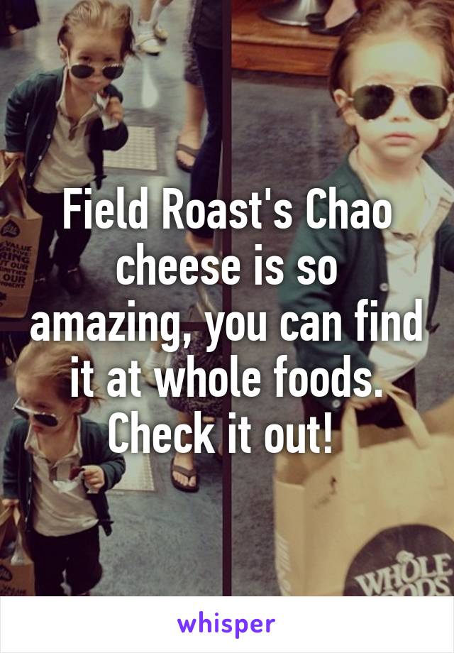 Field Roast's Chao cheese is so amazing, you can find it at whole foods. Check it out! 