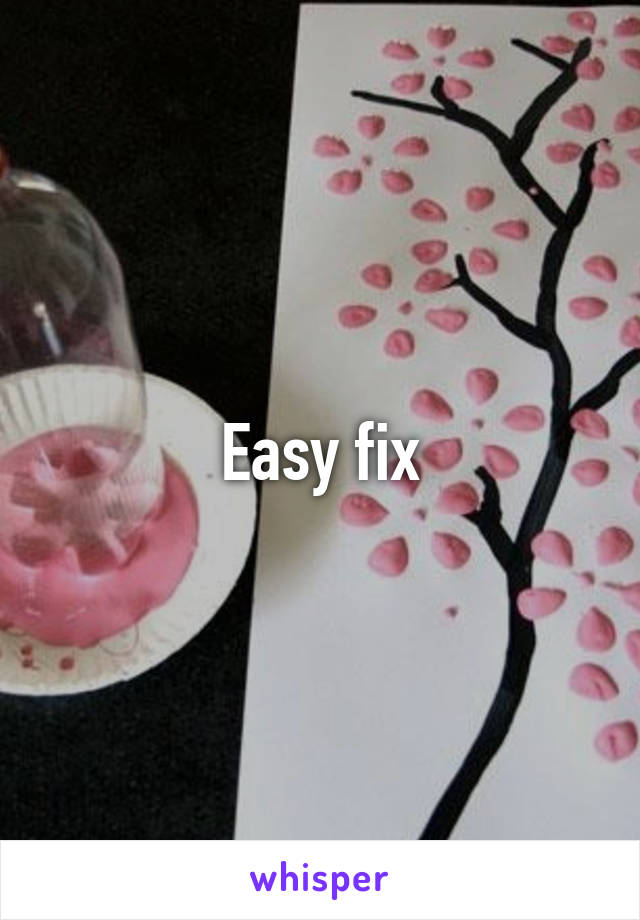 Easy fix