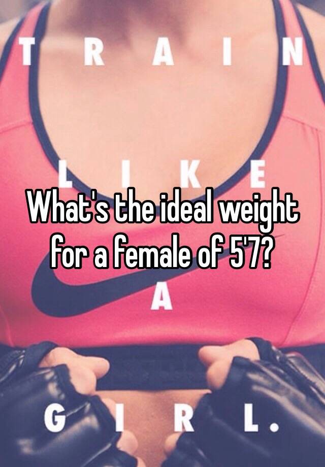 what-s-the-ideal-weight-for-a-female-of-5-7