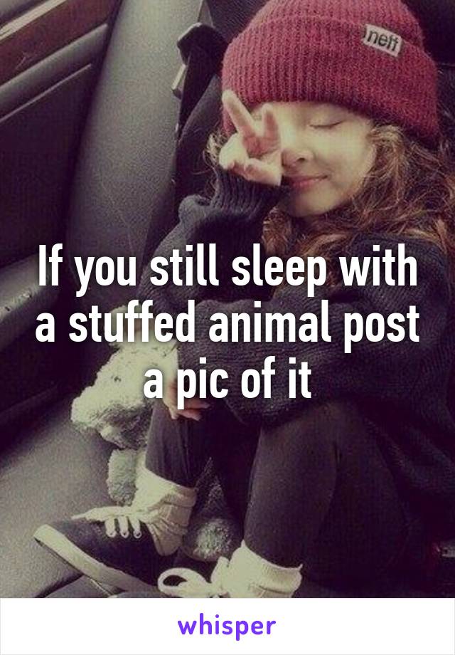 if-you-still-sleep-with-a-stuffed-animal-post-a-pic-of-it