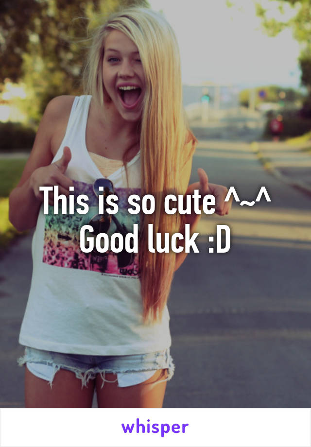 This is so cute ^~^
Good luck :D