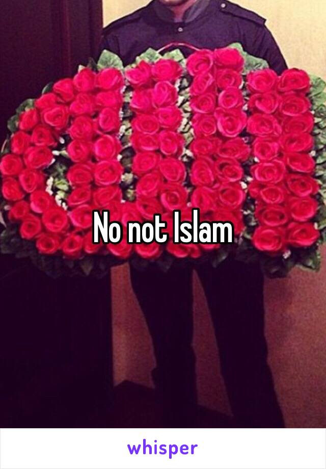 No not Islam 