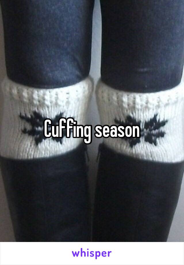 Cuffing season