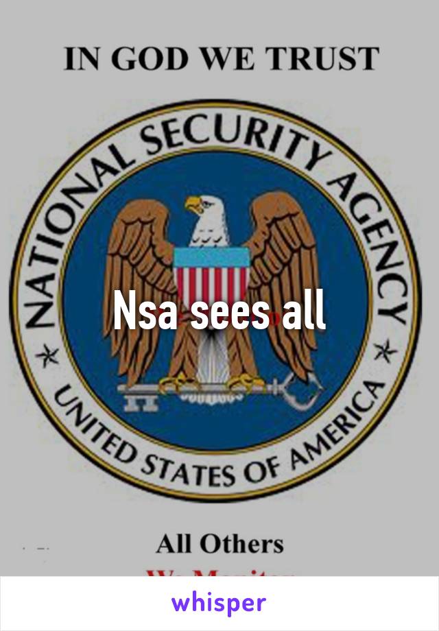 Nsa sees all