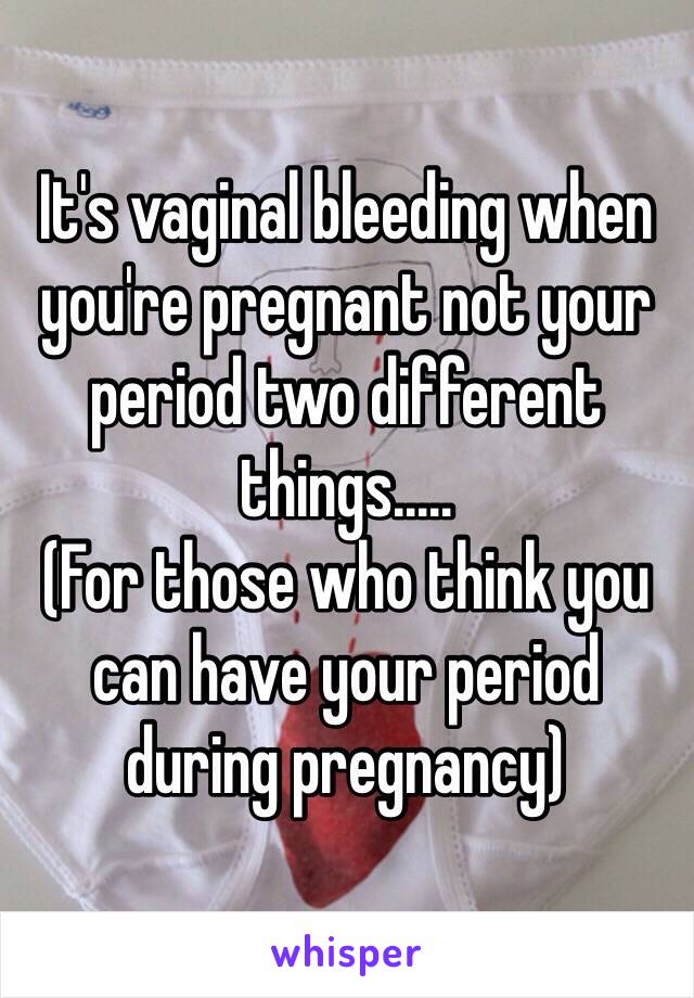 bleeding not on your period