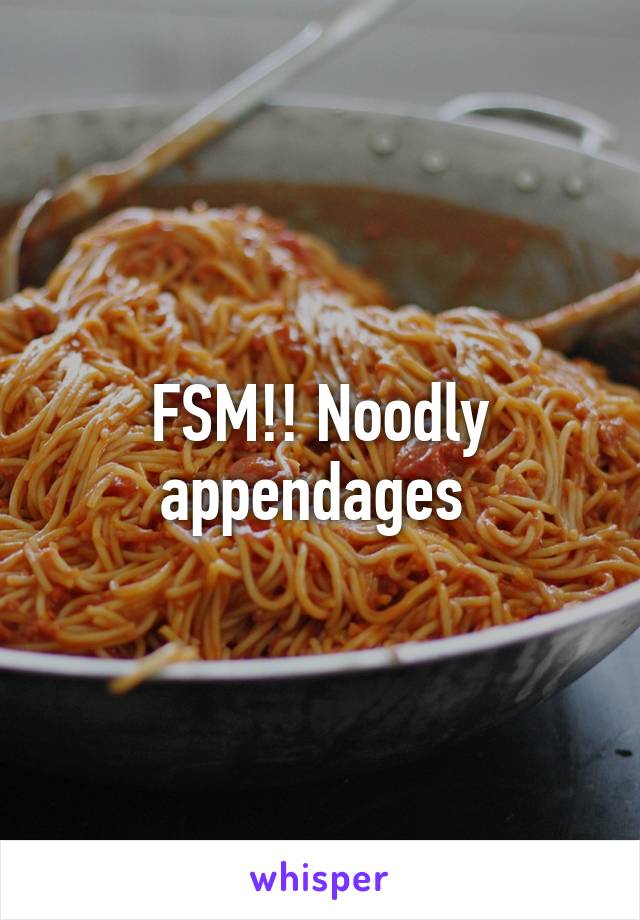 FSM!! Noodly appendages 