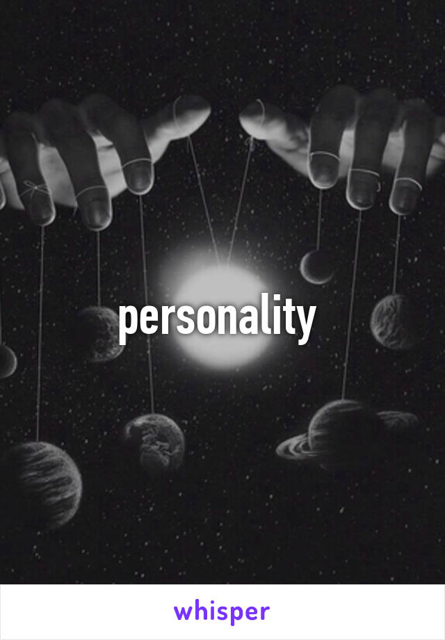 personality 