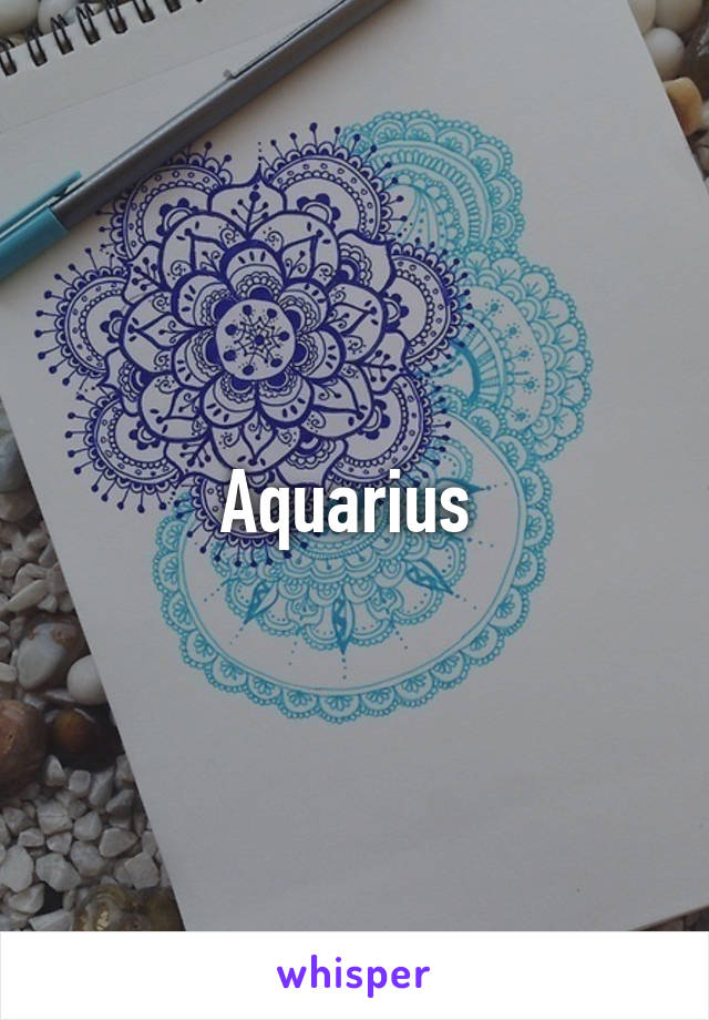 Aquarius 