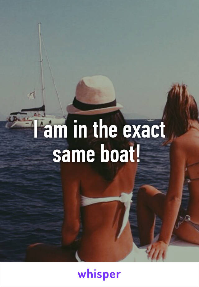 I am in the exact same boat! 