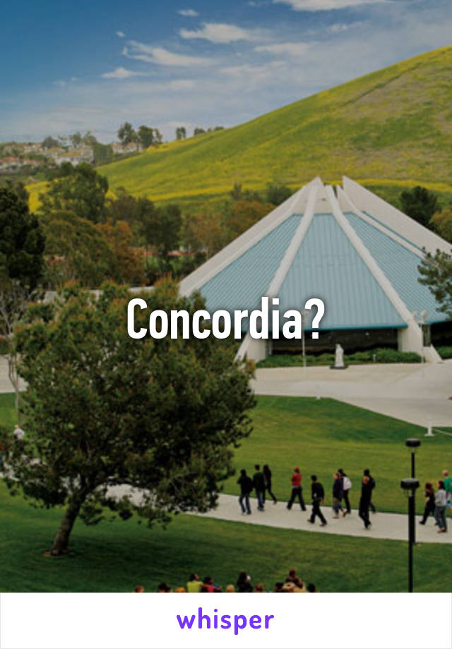 Concordia?