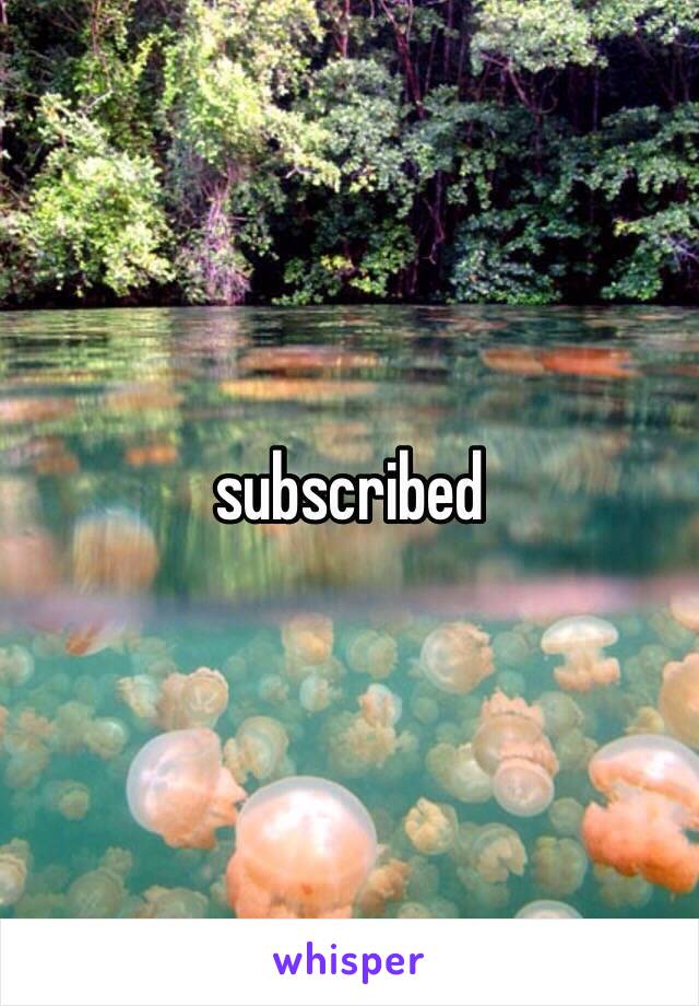 subscribed