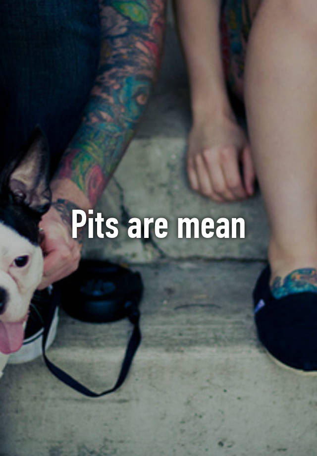 pits-are-mean