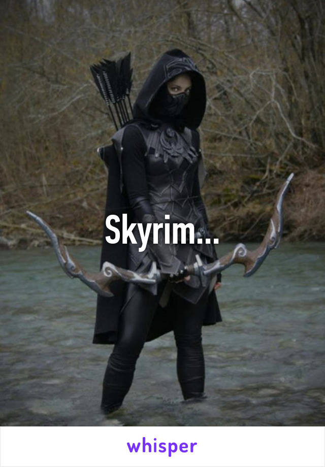 Skyrim...