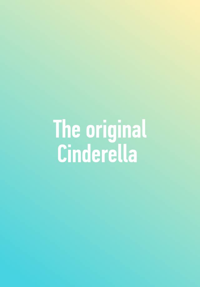 the-original-cinderella