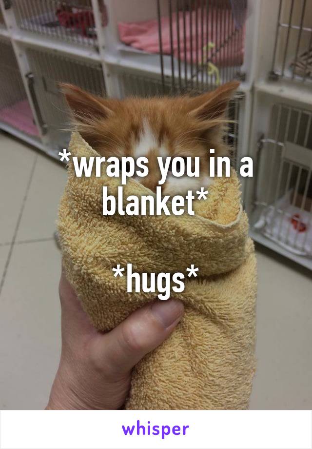 *wraps you in a blanket*

*hugs*