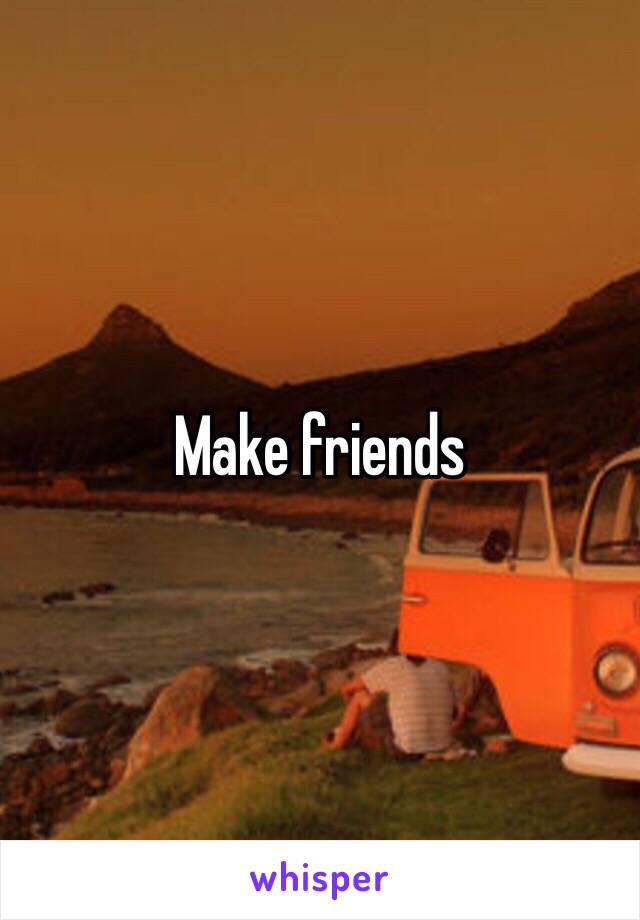 Make friends 