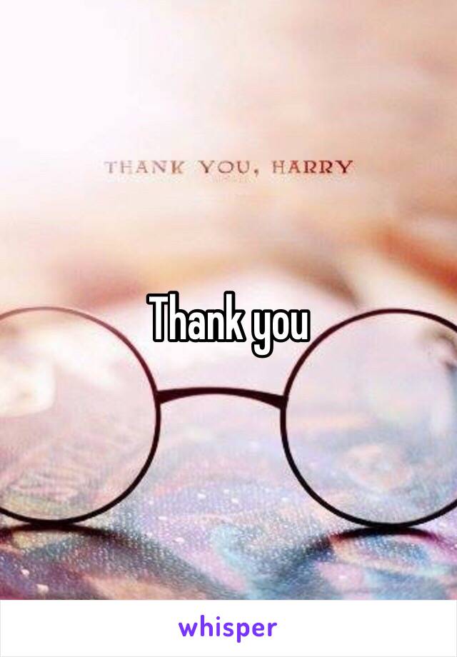 Thank you