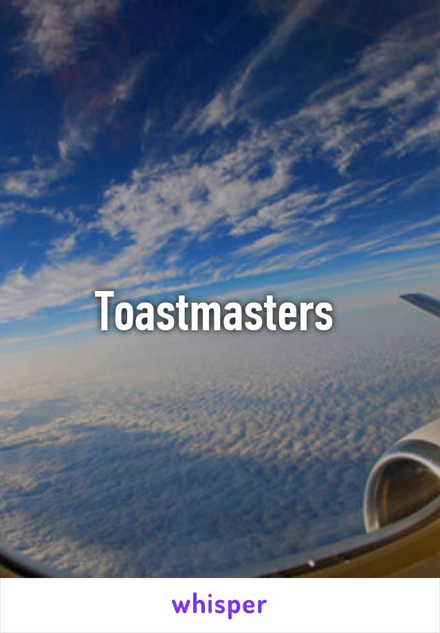 Toastmasters 