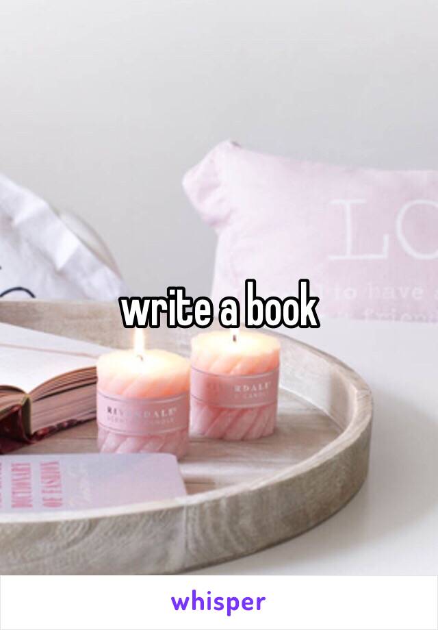 write a book