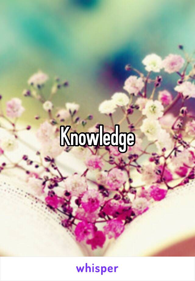 Knowledge 