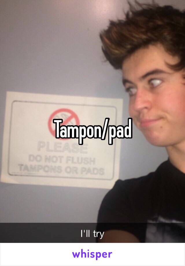 Tampon/pad