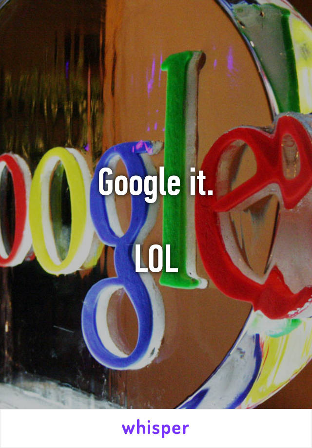 Google it.

LOL