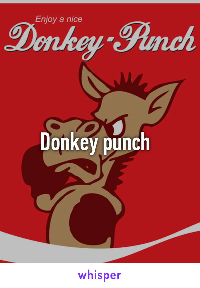 Donkey punch  