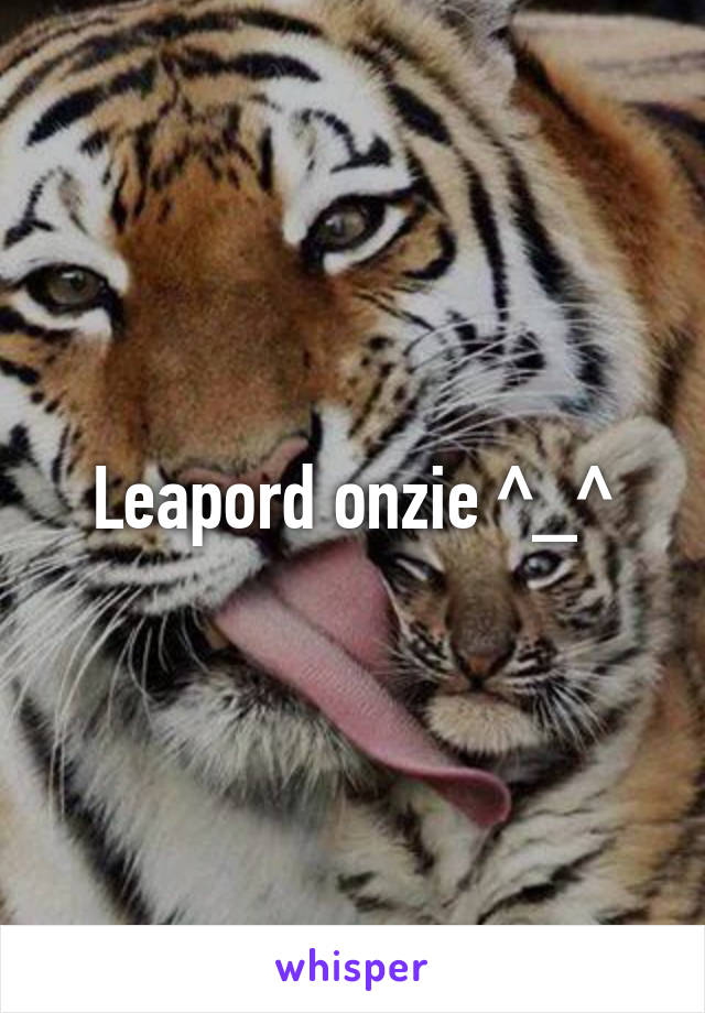 Leapord onzie ^_^