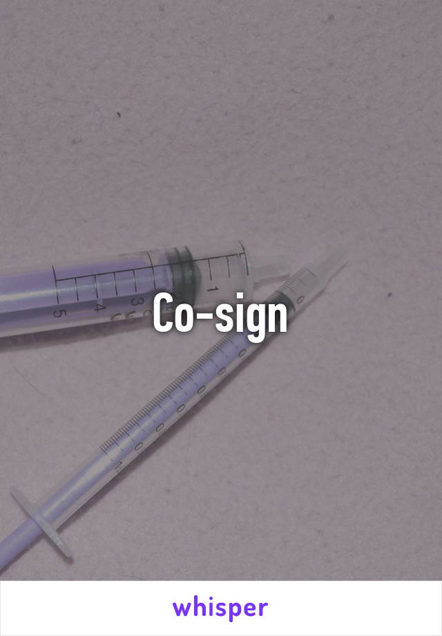 Co-sign