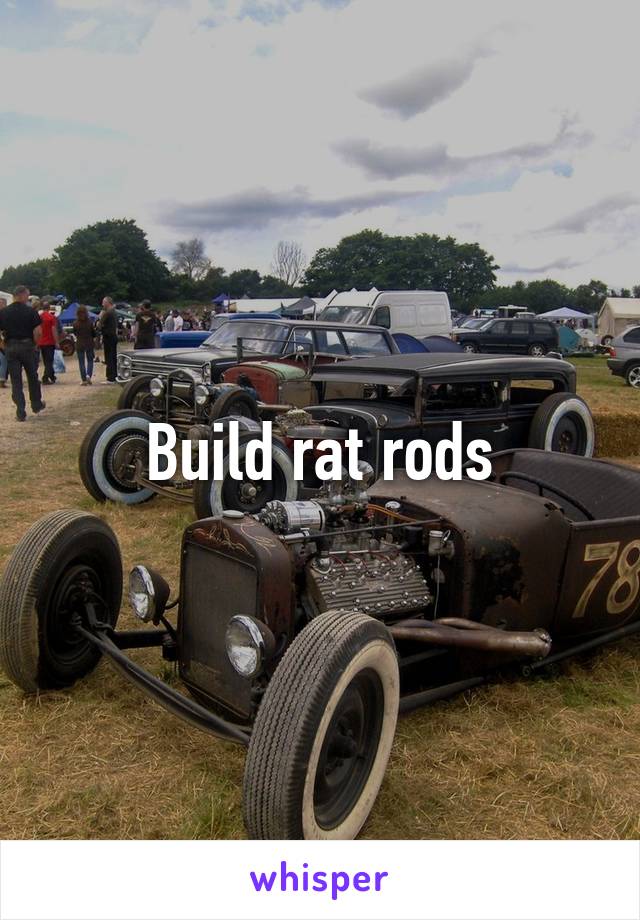 Build rat rods