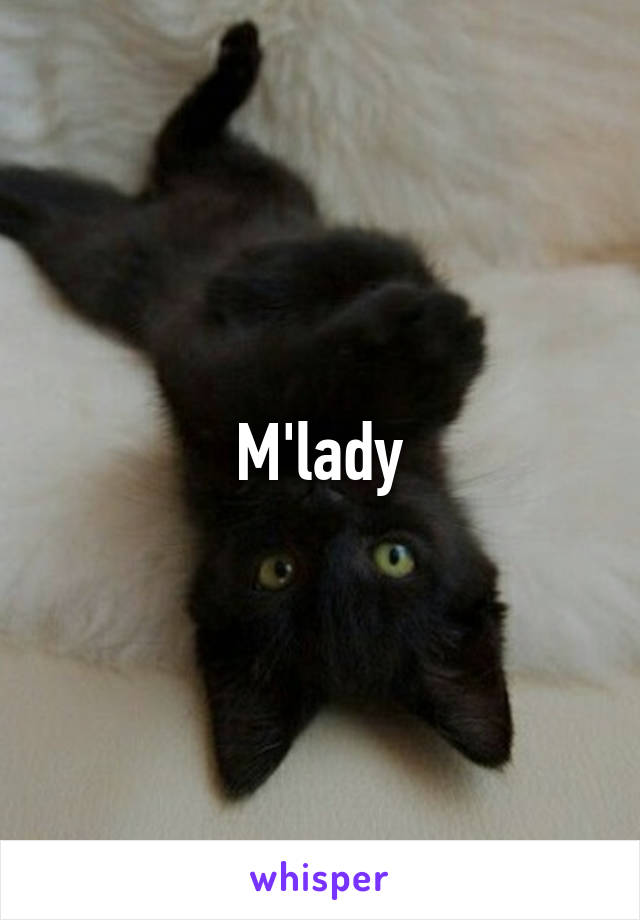 M'lady