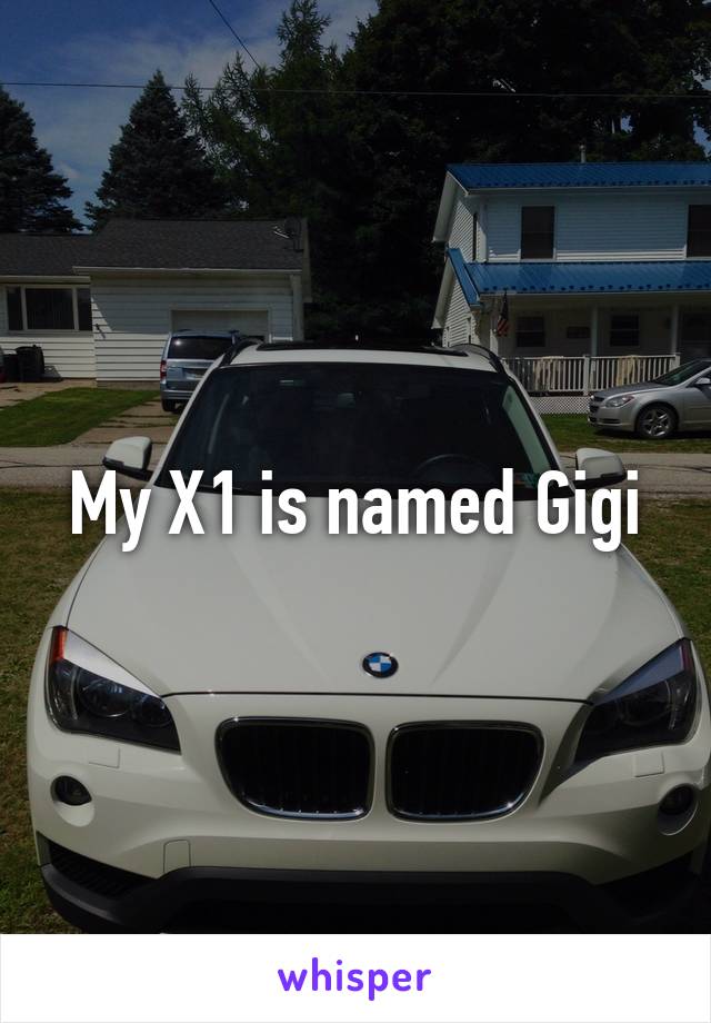My X1 is named Gigi