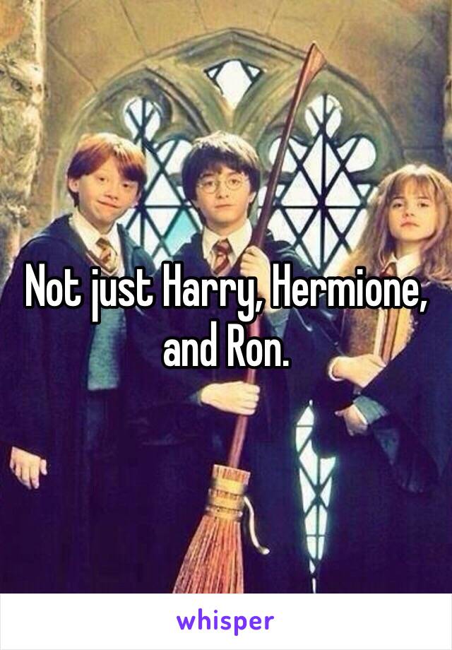 Not just Harry, Hermione, and Ron. 