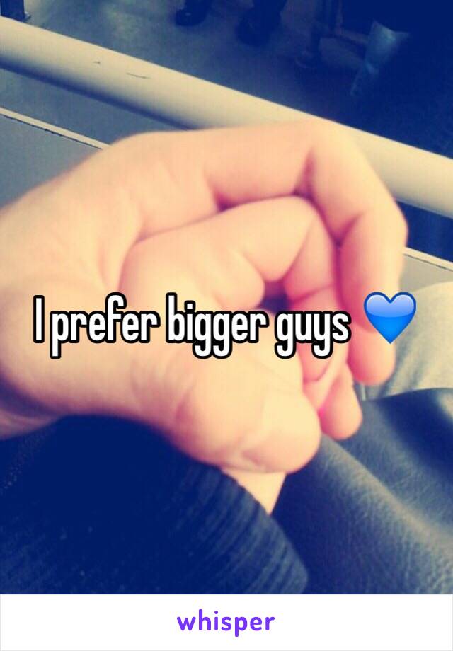 I prefer bigger guys 💙