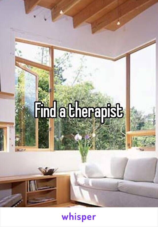 Find a therapist