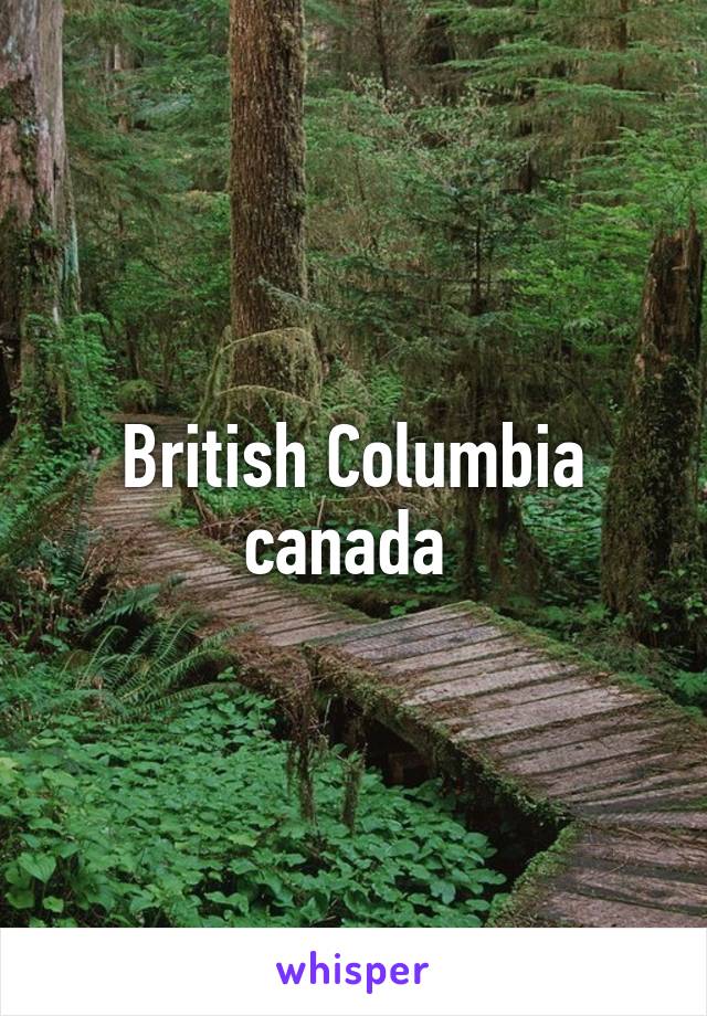 British Columbia canada 