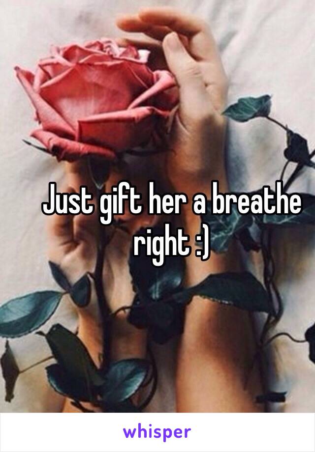 Just gift her a breathe right :)