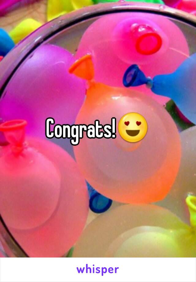 Congrats!😍
