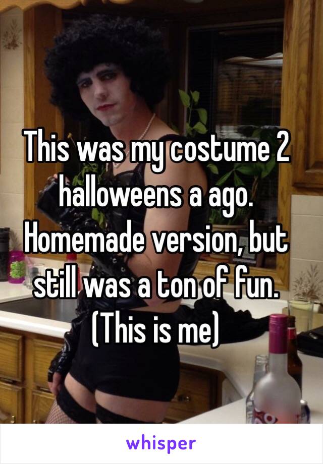 This was my costume 2 halloweens a ago.  Homemade version, but still was a ton of fun.  (This is me)