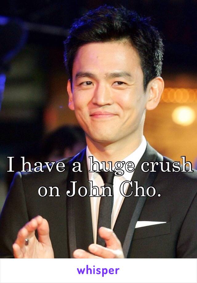 I have a huge crush on John Cho.