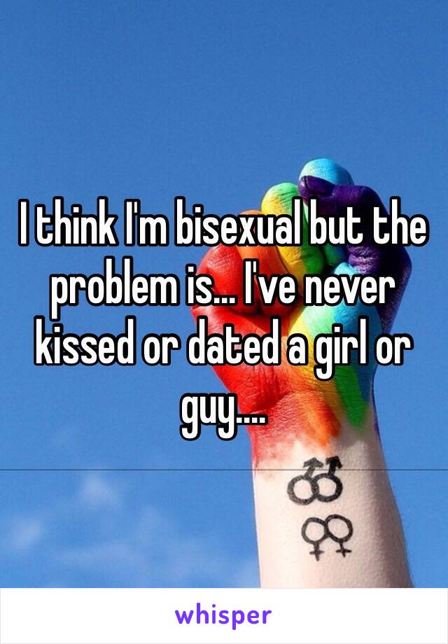 I think I'm bisexual but the problem is... I've never kissed or dated a girl or guy.... 