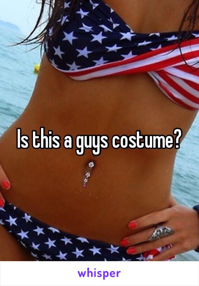 Is this a guys costume?