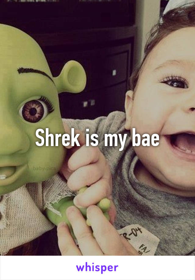 Shrek is my bae