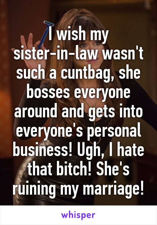 i-wish-my-sister-in-law-wasn-t-such-a-cuntbag-she-bosses-everyone