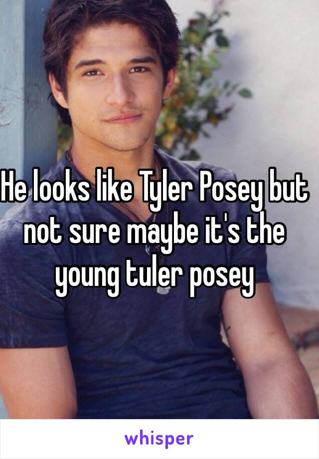 He looks like Tyler Posey but not sure maybe it's the young tuler posey