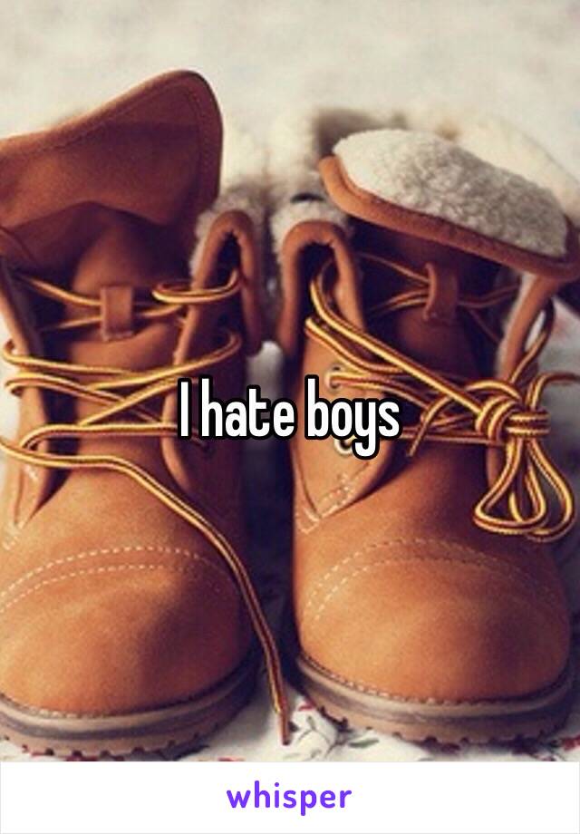I hate boys